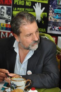 Luis Menéndez  en la misión de la FIP en Mexico DF