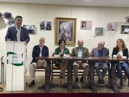 De Izq. a Dcha.: José Antonio Cabrera, Paco Gil, Sefi Cárdenas, Ramón Llanes, Jaime de Vicente y Aurora Smet